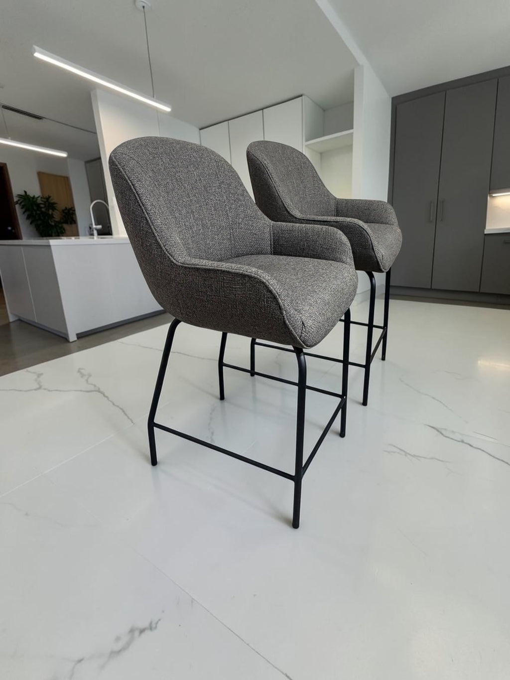Room & Board Counter Stools in Tepic Charcoal