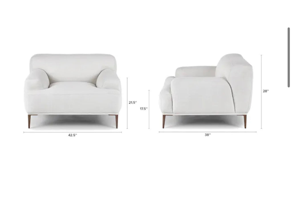 Article Abisko Abisko 42.5" Lounge Chair - Quartz White