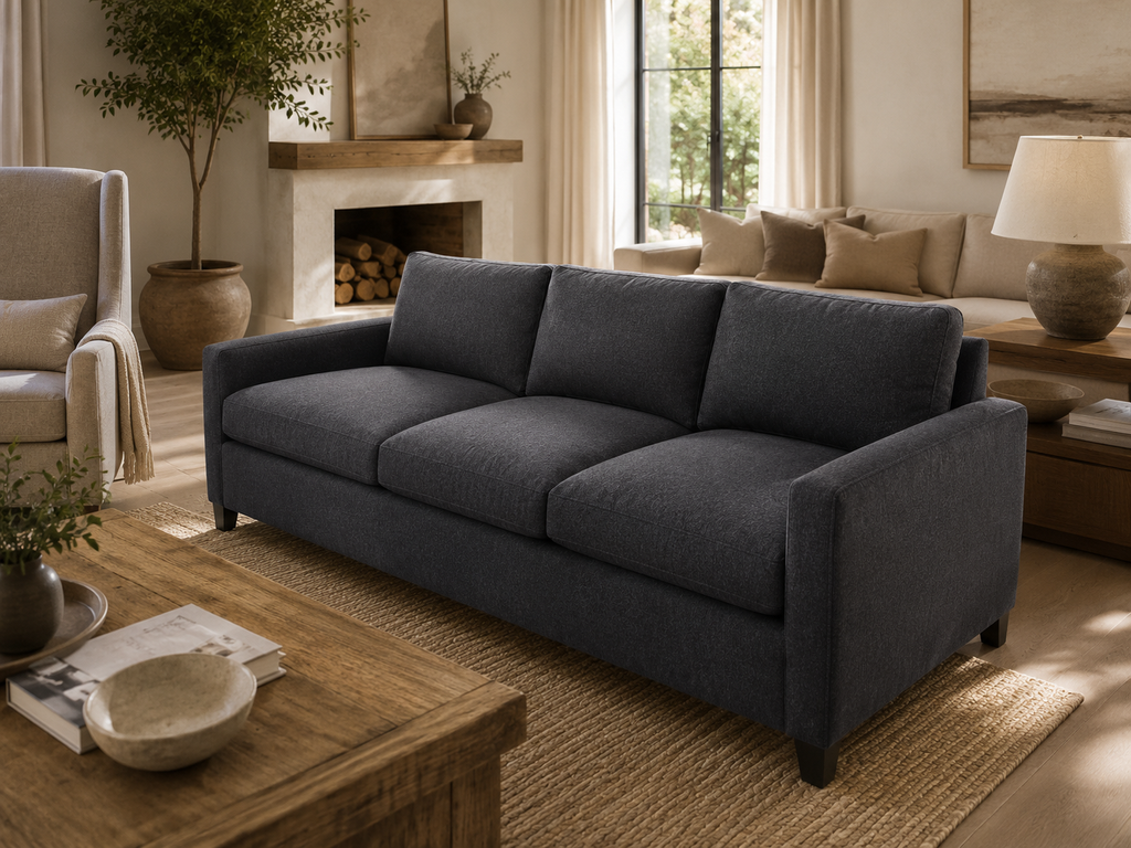 Room & Board Stevens 91” and 81” Sofas in Sumner Cadet