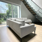 West Elm Andes 105” L-Shaped
Sectional Sofa with Ottoman in Gravel Twill