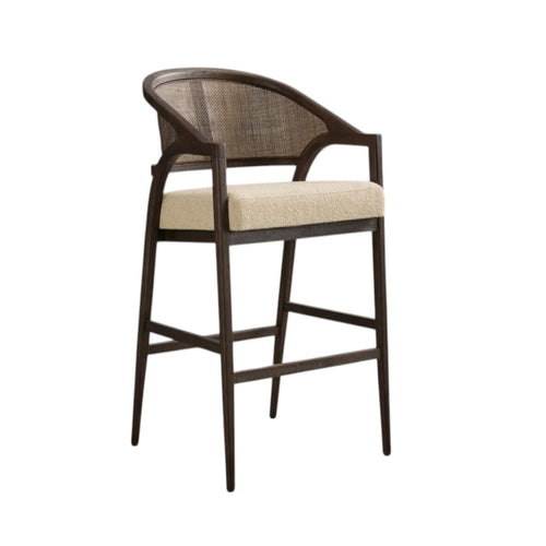 Arhaus Aimee 2 x Bar Stools in Mocha Drifted & Performance Nomad Snow fabric
Dimensions in pics