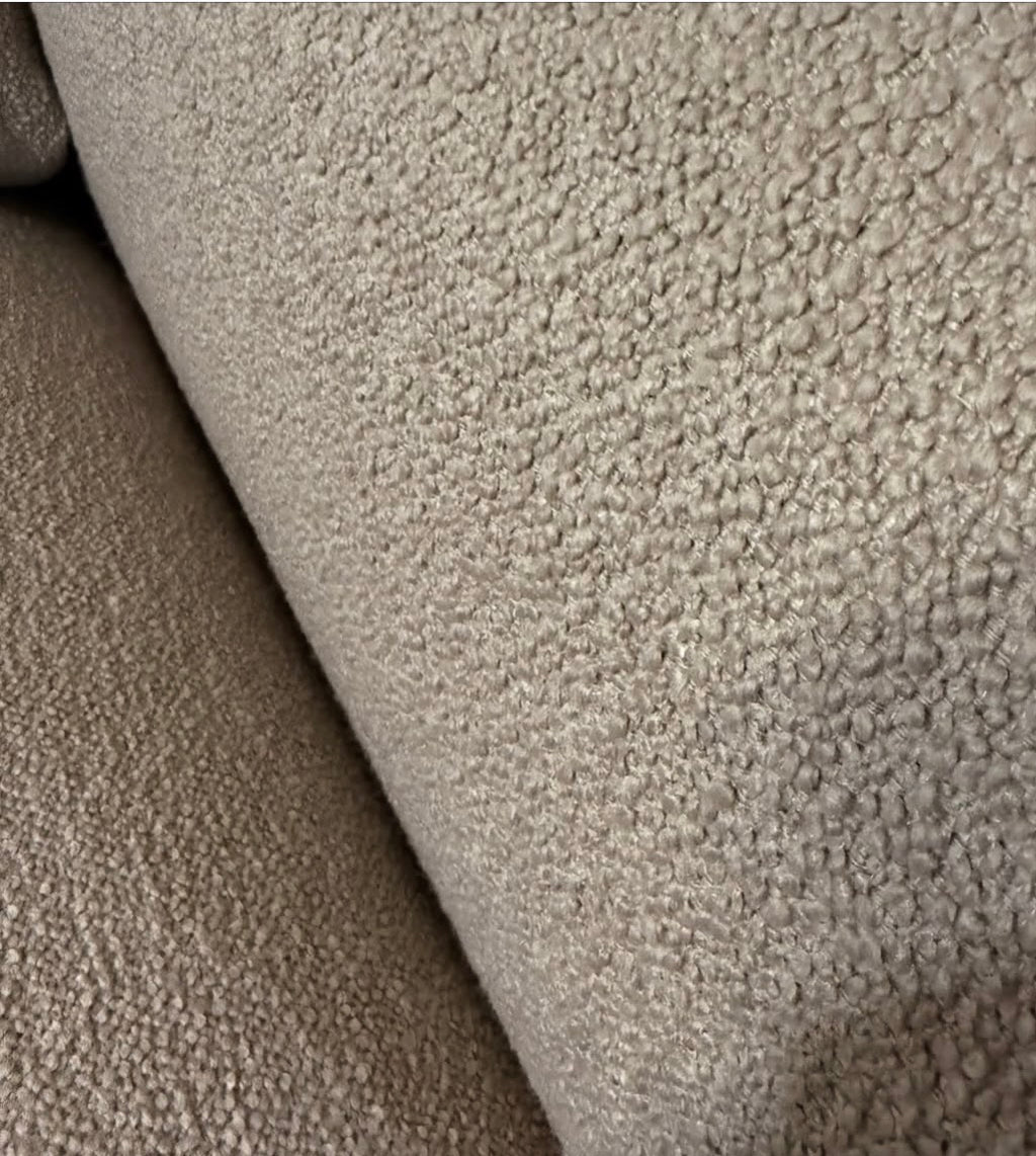 Article Sanders 37" Lounge Chair & Ottoman in Sandstone Wool Bouclé