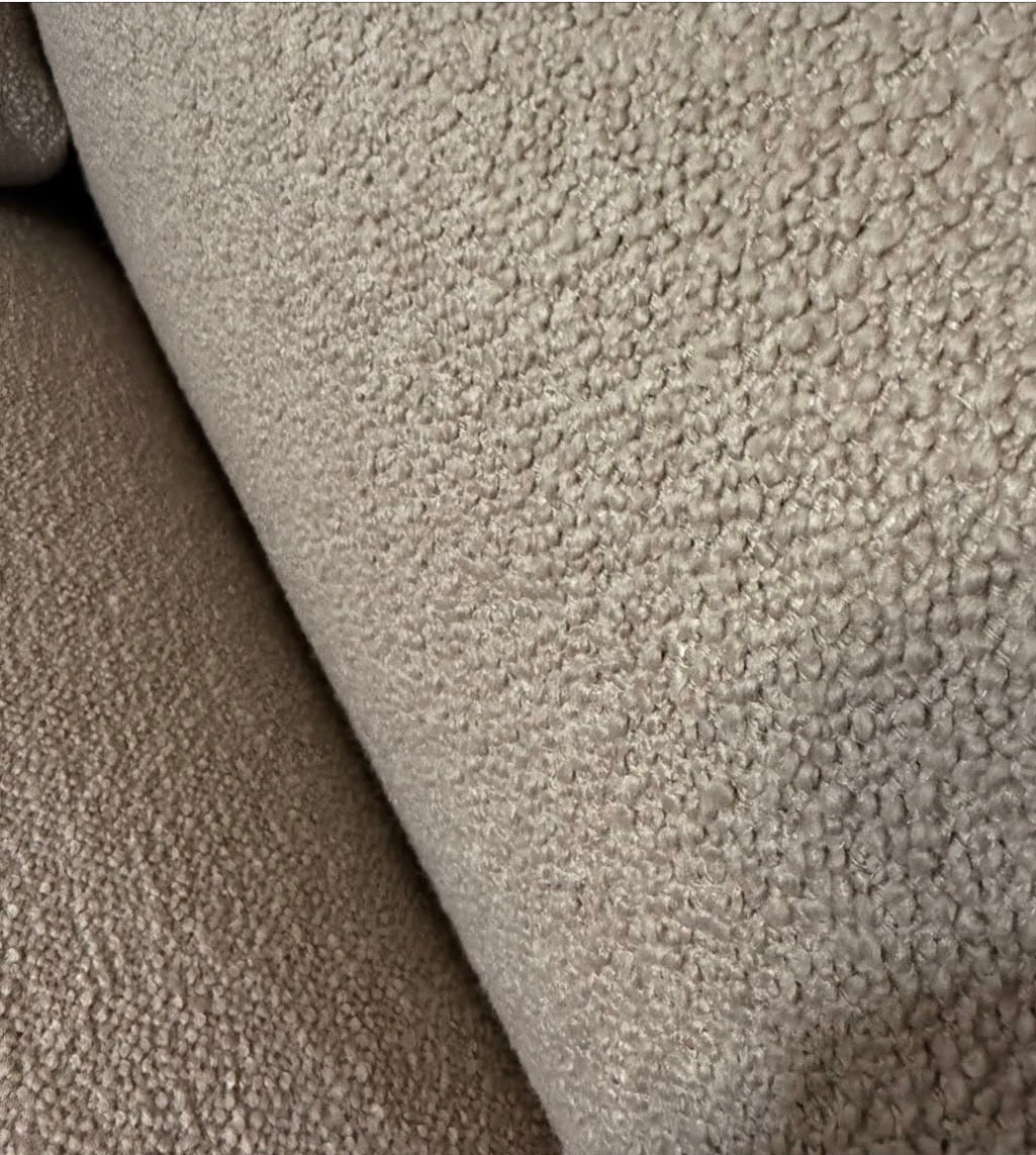 Article Sanders 37" Lounge Chair & Ottoman in Sandstone Wool Bouclé