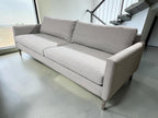 Crate & Barrel Studio Series Track Arm Sofa in Linen Fog