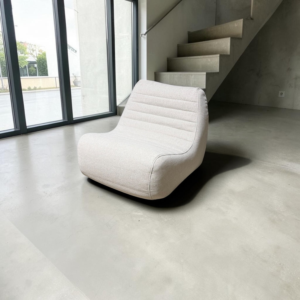 Big Joe Solvana Lounge Primary Chair in Outdoor Sunlit Cream