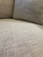 Room & Board Metro 113” 3 Piece, L Shape ottoman Down Blend in Destin Natural Linen