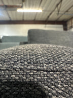 Crate & Barrel 103” 3-Piece L-Shaped Sectional Sofa in Darius Graphite
