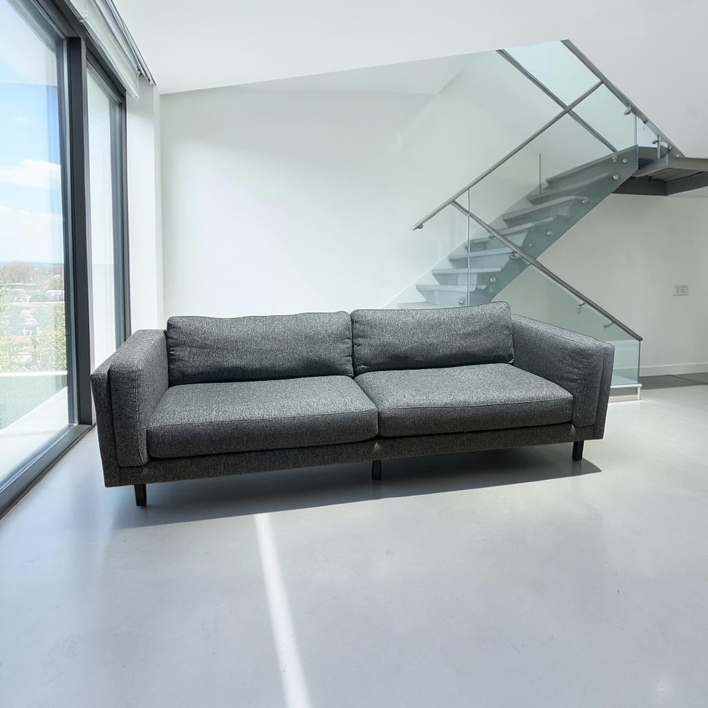Room & Board Cade 101” Sofa in Tepic Charcoal – Heavy Down Blend Cushions