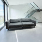 Room & Board Cade 101” Sofa in Tepic Charcoal – Heavy Down Blend Cushions