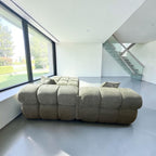 Rove Concepts Belia Sofa w/ Ottoman in Sage Velvet