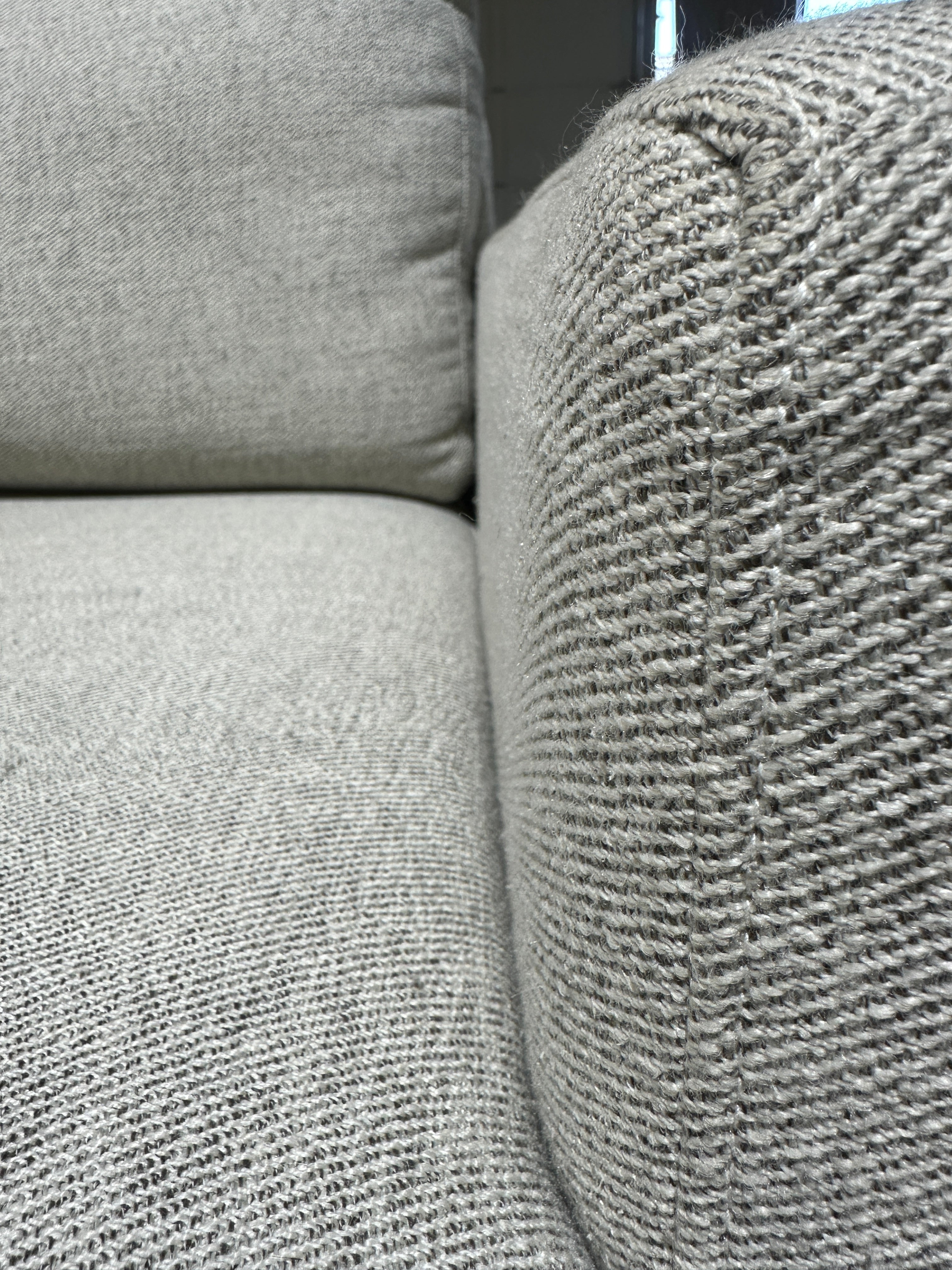 West Elm Andes 105” L-Shaped
Sectional Sofa with Ottoman in Gravel Twill