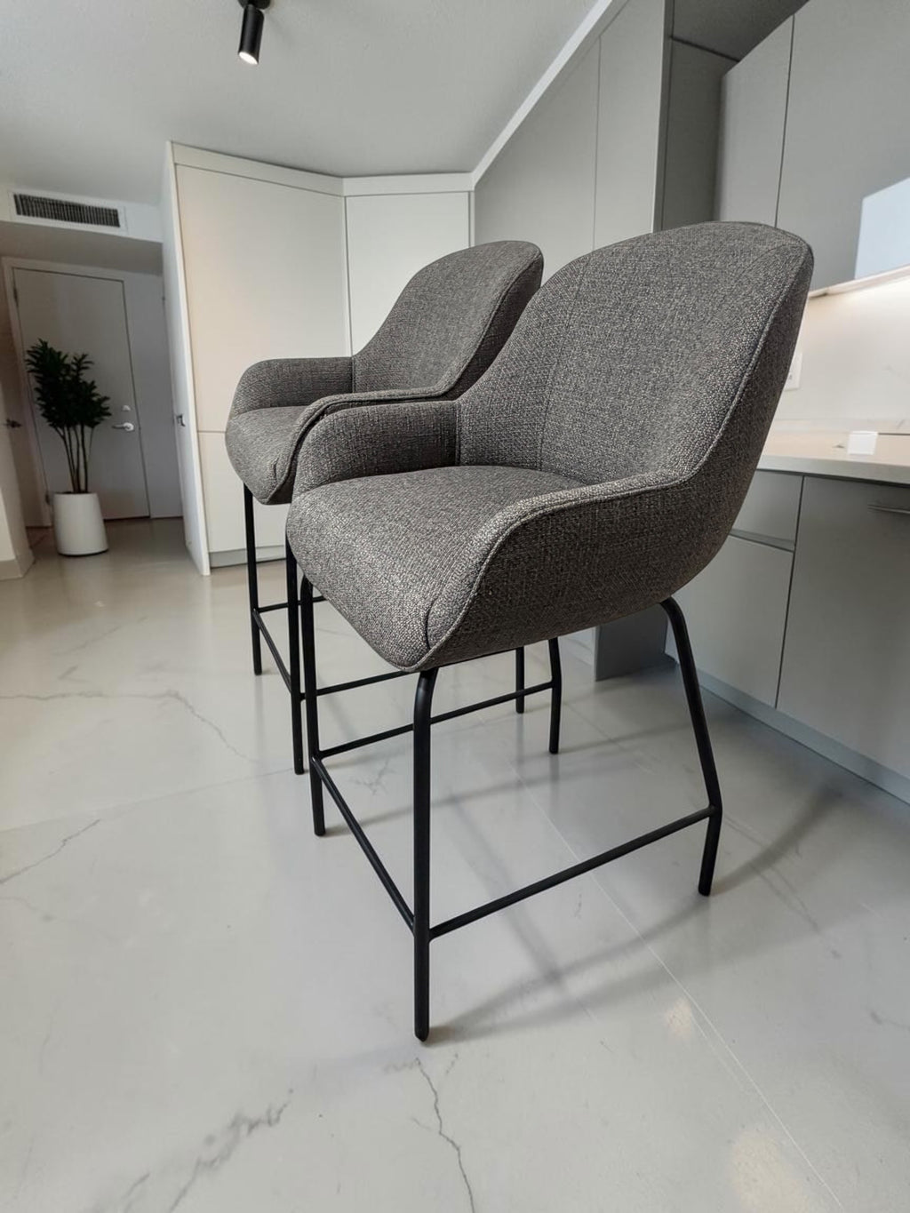 Room & Board Counter Stools in Tepic Charcoal