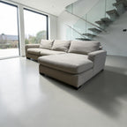 Room & Board Metro 120” Sofa Chaise Sectional in Tatum Gray