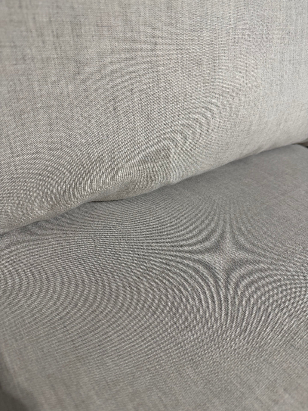 Arhaus Slipcovered Helena 122” 2 Piece Sofa Chaise Sectional in Natural Coastal Linen.