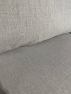 Arhaus Slipcovered Helena 122” 2 Piece Sofa Chaise Sectional in Natural Coastal Linen.