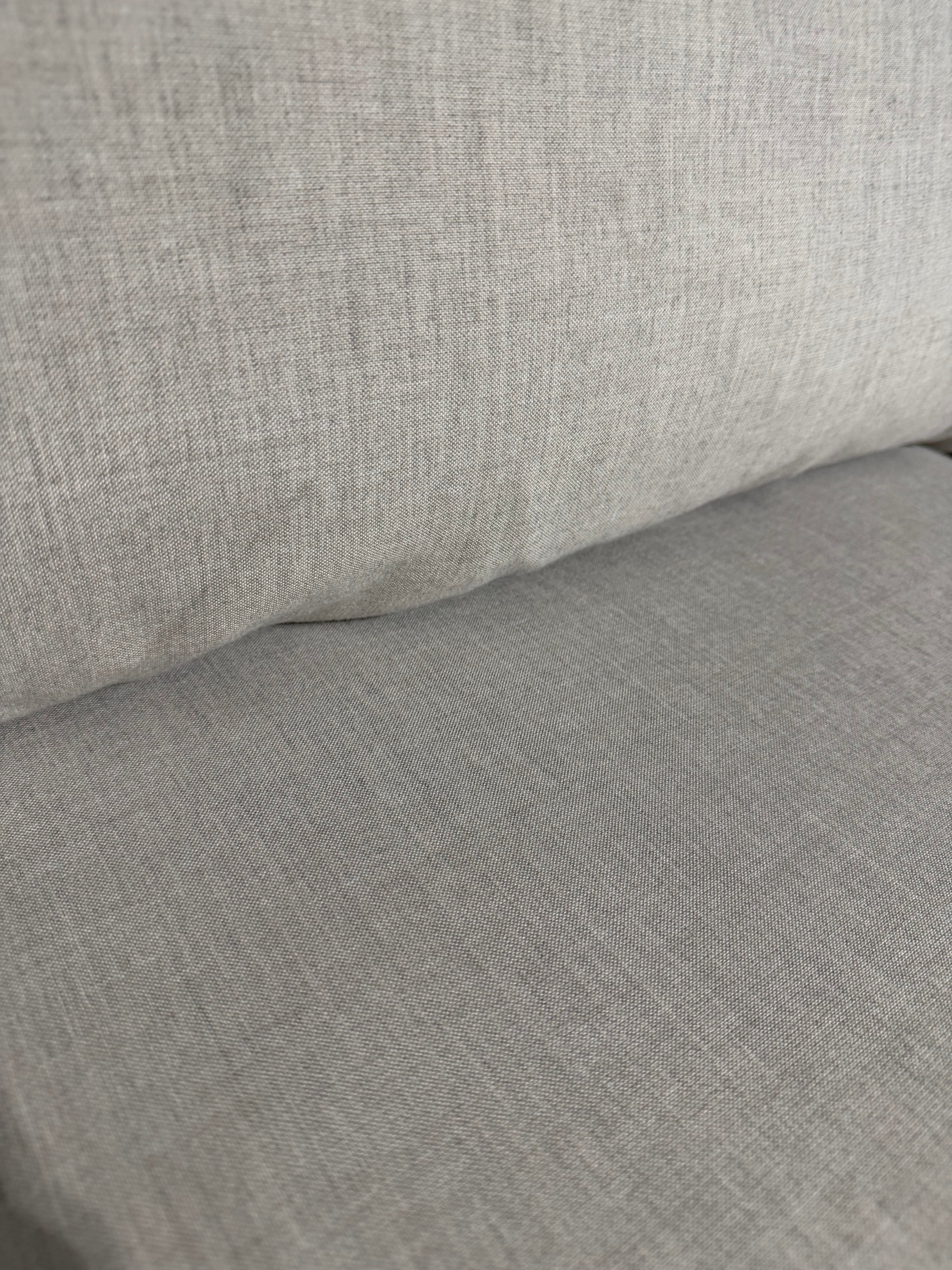 Arhaus Slipcovered Helena 122” 2 Piece Sofa Chaise Sectional in Natural Coastal Linen.