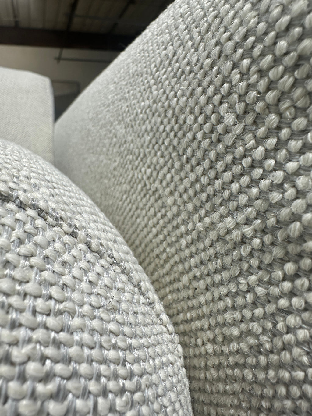 Crate & Barrel Aris 106” 3-Piece L-Shaped Bench Sectional Sofa in Thrive Fabric in Quartz
Performance Textured Basket Weave