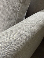 Crate & Barrel Studio Series Track Arm Sofa in Linen Fog