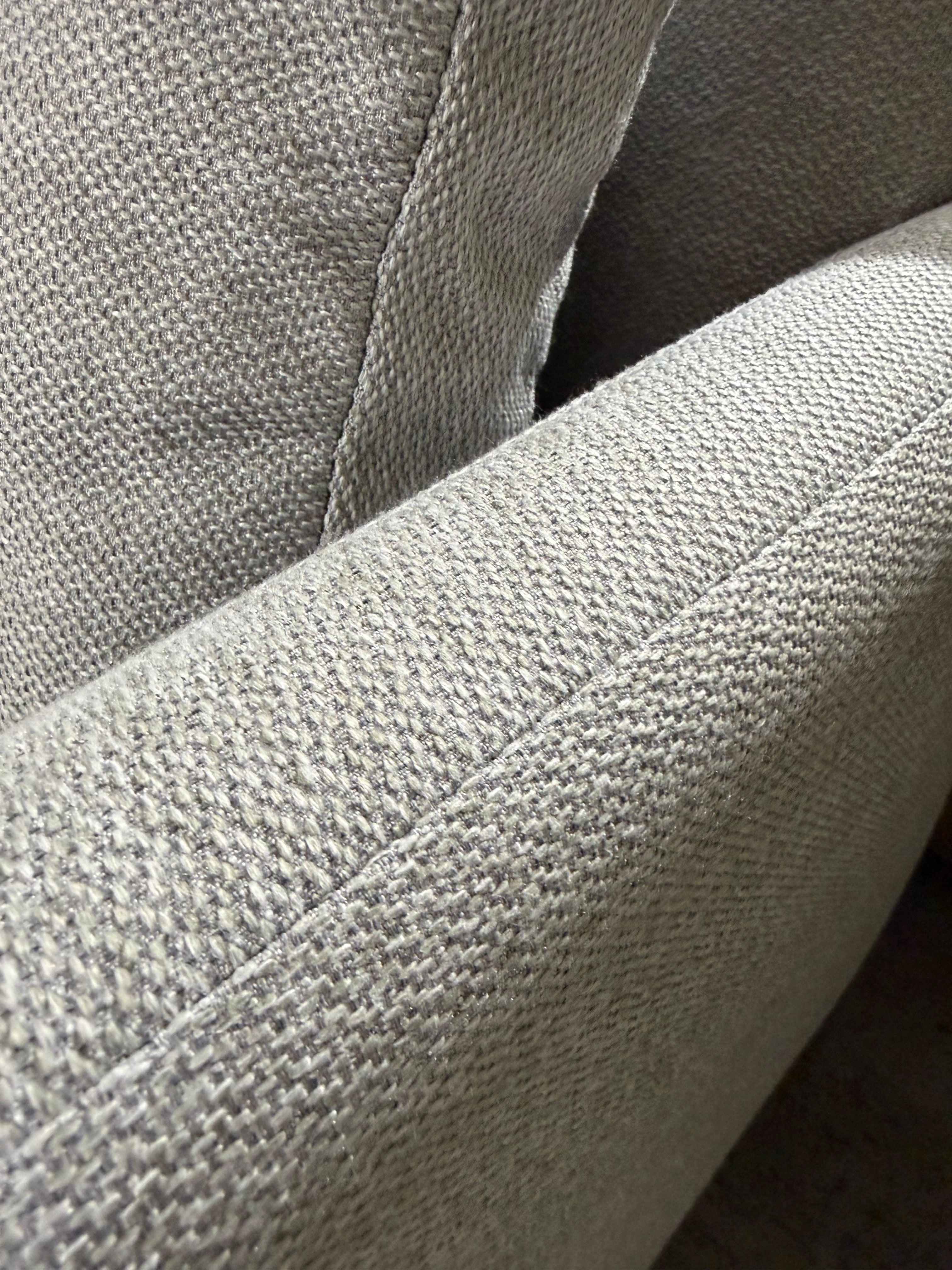 Crate & Barrel Studio Series Track Arm Sofa in Linen Fog