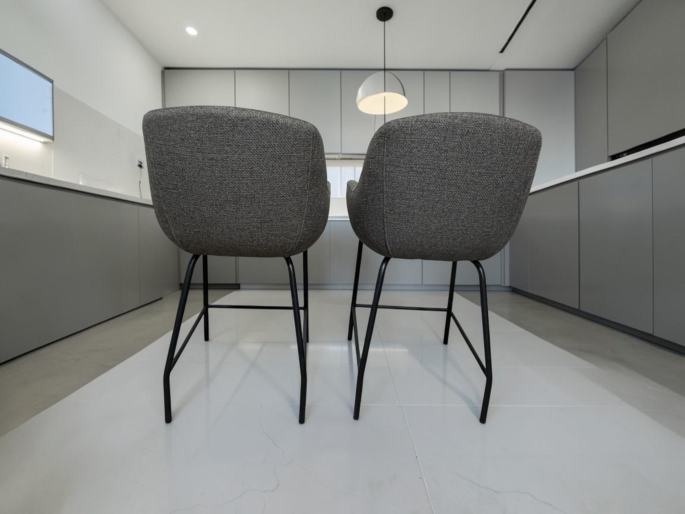 Room & Board Counter Stools in Tepic Charcoal