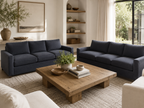 Room & Board Stevens 91” and 81” Sofas in Sumner Cadet