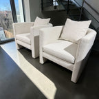 Room & Board Silva 2 x Lounge Side Chair in Sumner Ivory