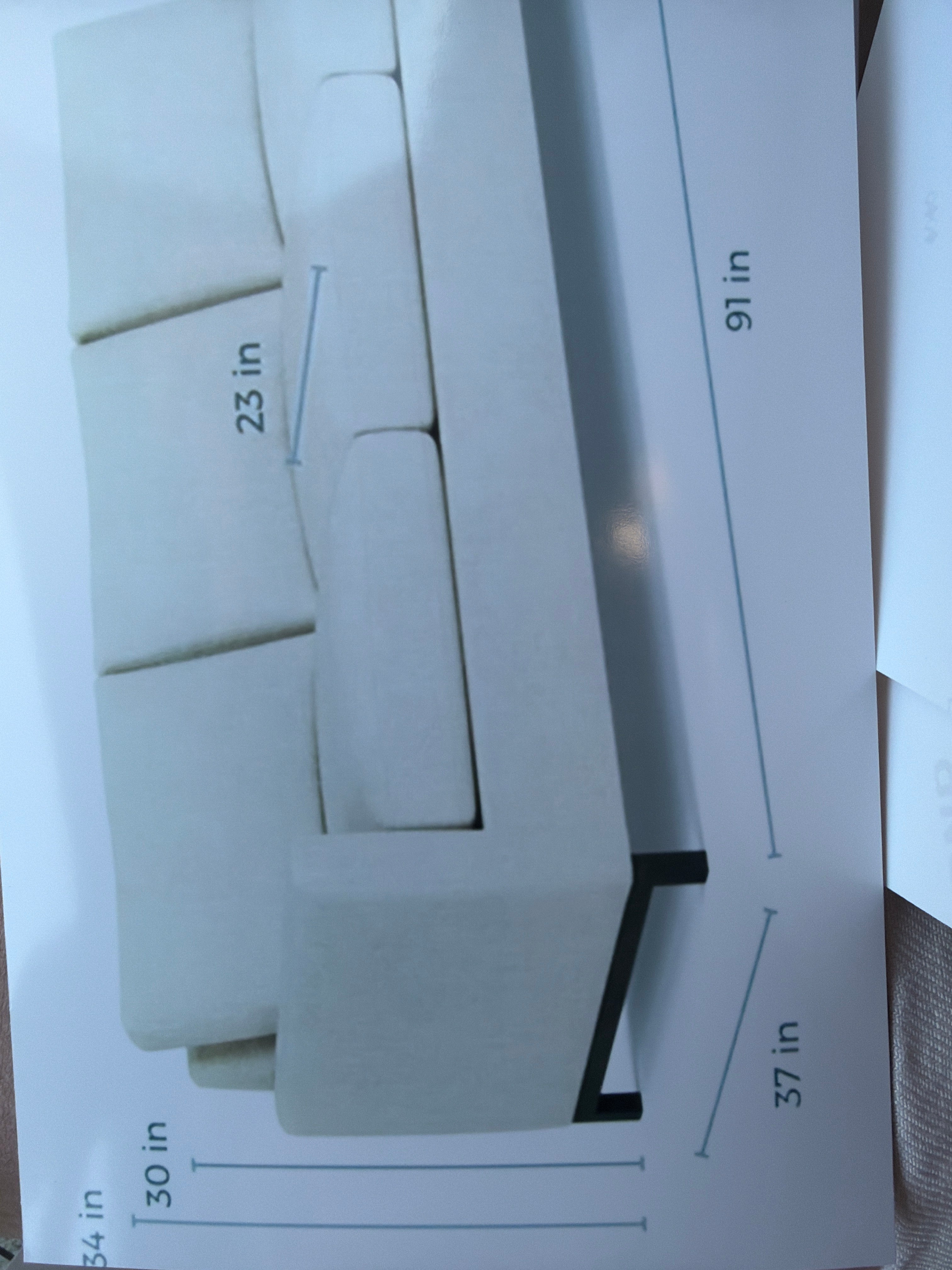 Room & Board Stevens 91” and 81” Sofas in Sumner Cadet