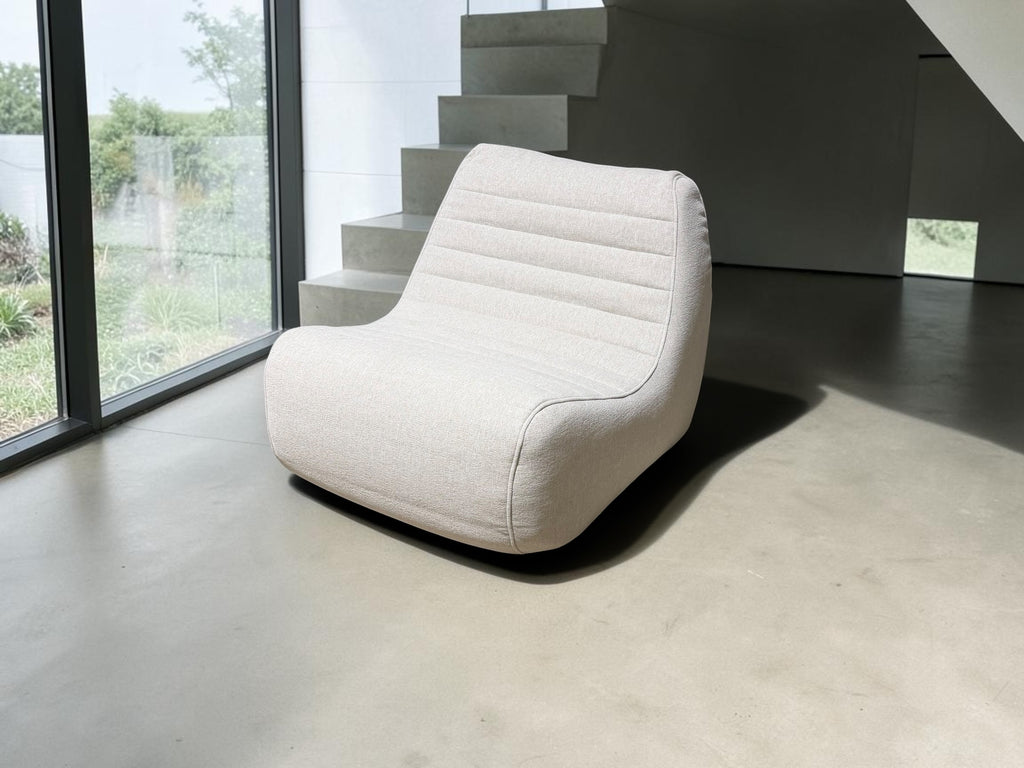 Big Joe Solvana Lounge Primary Chair in Outdoor Sunlit Cream
