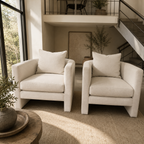 Room & Board Silva 2 x Lounge Side Chair in Sumner Ivory