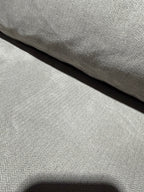 Crate & Barrel Axis L Shape Sectional in Douglas Gray Herringbone