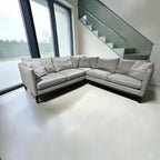 Arhaus Custom 106" 3 Piece L Shape Sofa Sectional In Birch Pepper