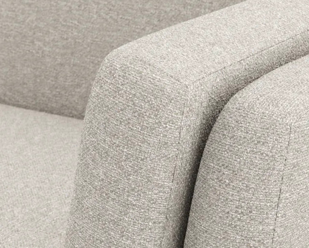 Article Ceni 88" 2 Piece L Shape Corner Sectional Sofa in Chalk