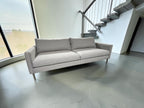 Crate & Barrel Studio Series Track Arm Sofa in Linen Fog