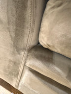 Arhaus Pavo 2-
Piece Sectional w/ Ottoman in Adria Sage Performance Microfiber