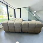 Rove Concepts Belia Sofa w/ Ottoman in Sage Velvet