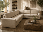 Room & Board Taft 113" 3 Piece L Shape Sectional in Tatum Stone
