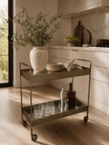 West Elm Gold Bar Cart