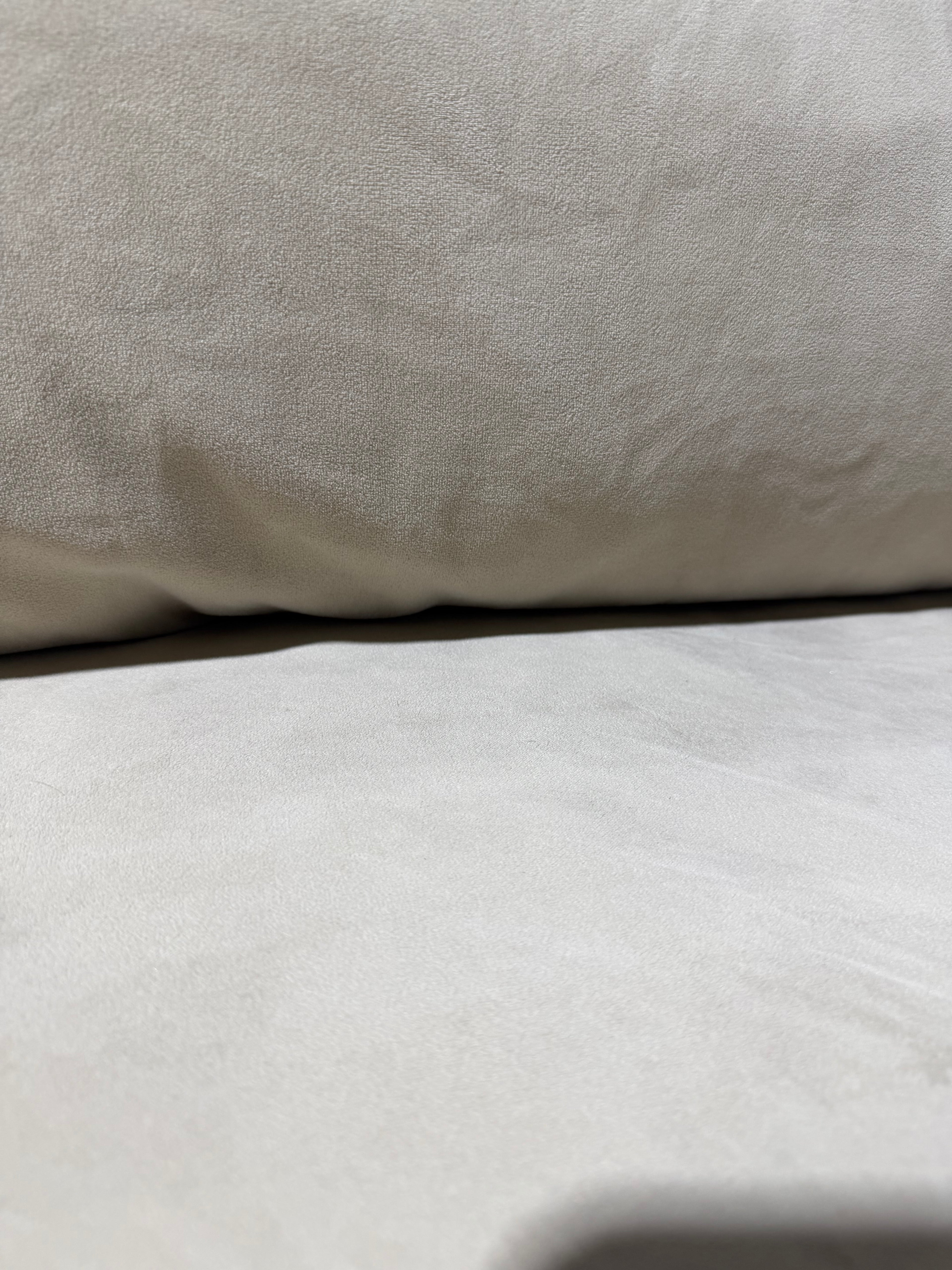 West Elm Dalton 121” Sofa Chaise Sectional in Sand Velvet