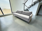 Crate & Barrel Studio Series Track Arm Sofa in Linen Fog