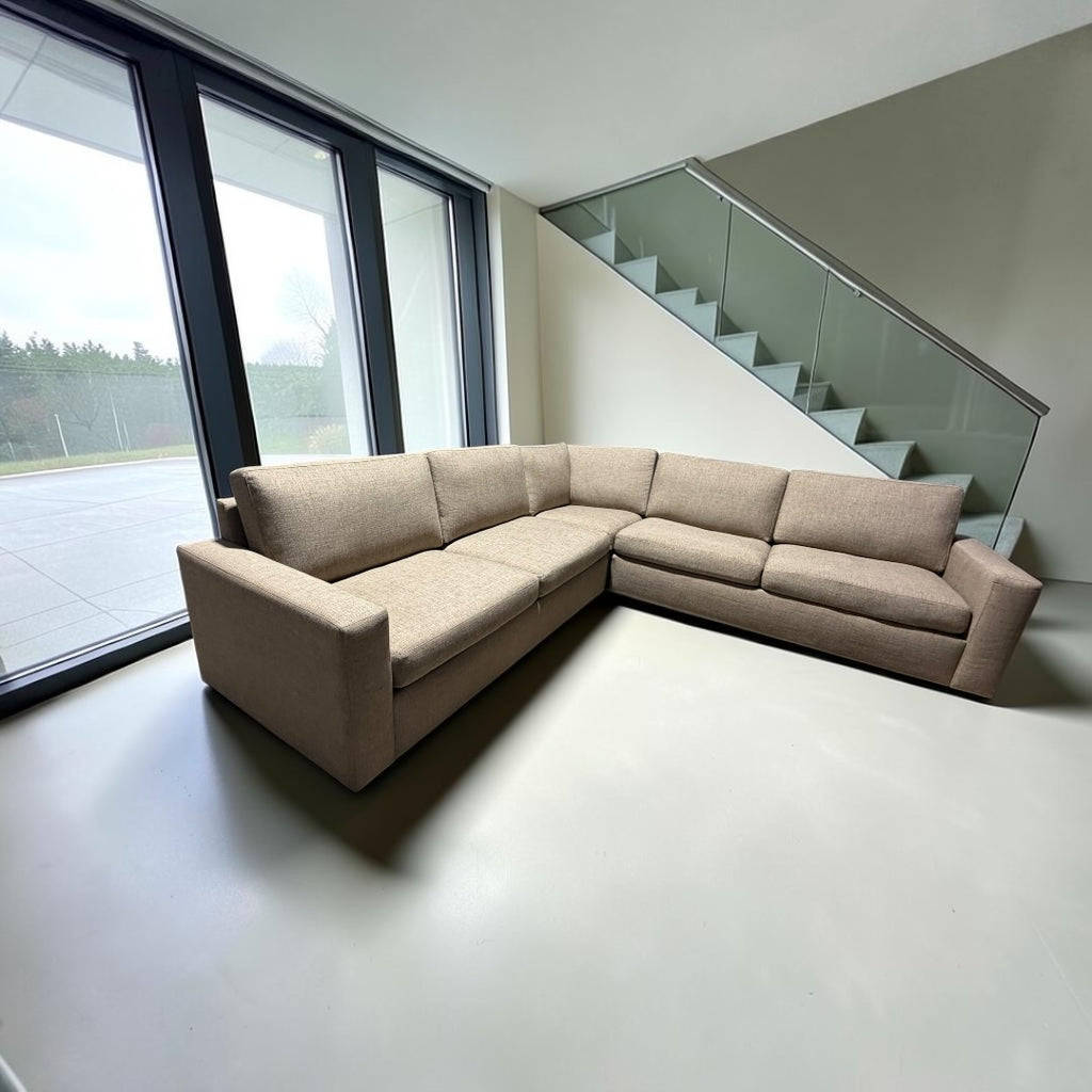 Room & Board Taft 113" 3 Piece L Shape Sectional in Tatum Stone