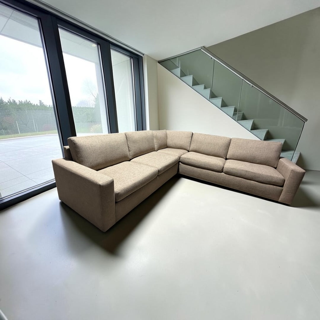 Room & Board Taft 113" 3 Piece L Shape Sectional in Tatum Stone