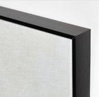 Crate & Barrel Composition of Neutrals" Reproduction 75"x55" Framed Wall Art Print