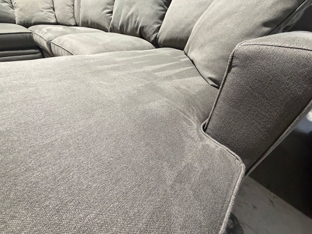 Room & Board York 136” 4 Piece Sleeper Sofa Chaise Sectional in Dawson