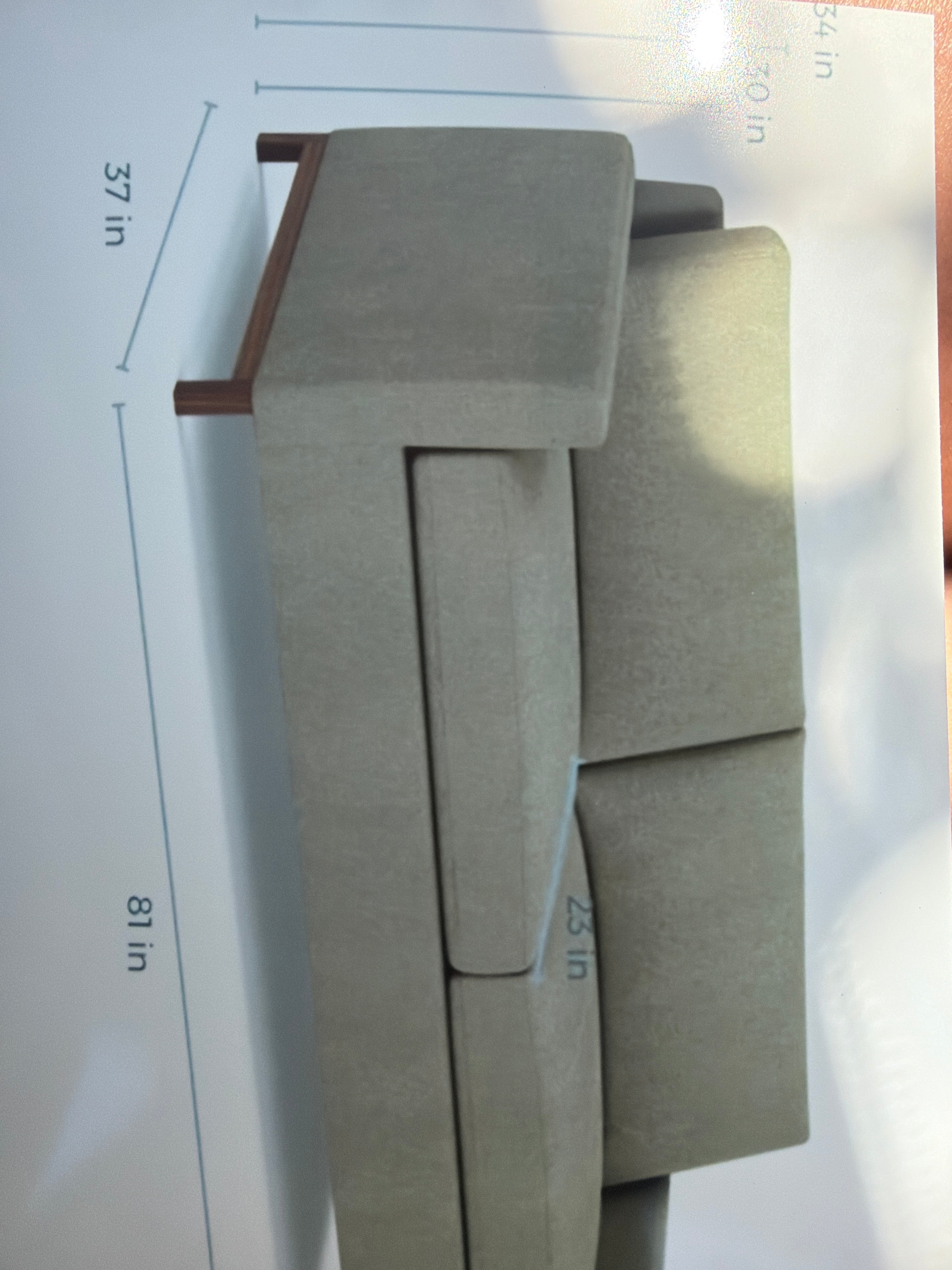 Room & Board Stevens 81” Sofa in Sumner Cadet