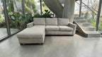 West Elm Henry 101” 2-Piece Chaise Sectional in Performance Twill Gravel