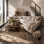 Arhaus Lansbury 143” 3 Piece U Shape Sectional in Performance Cushing Frost