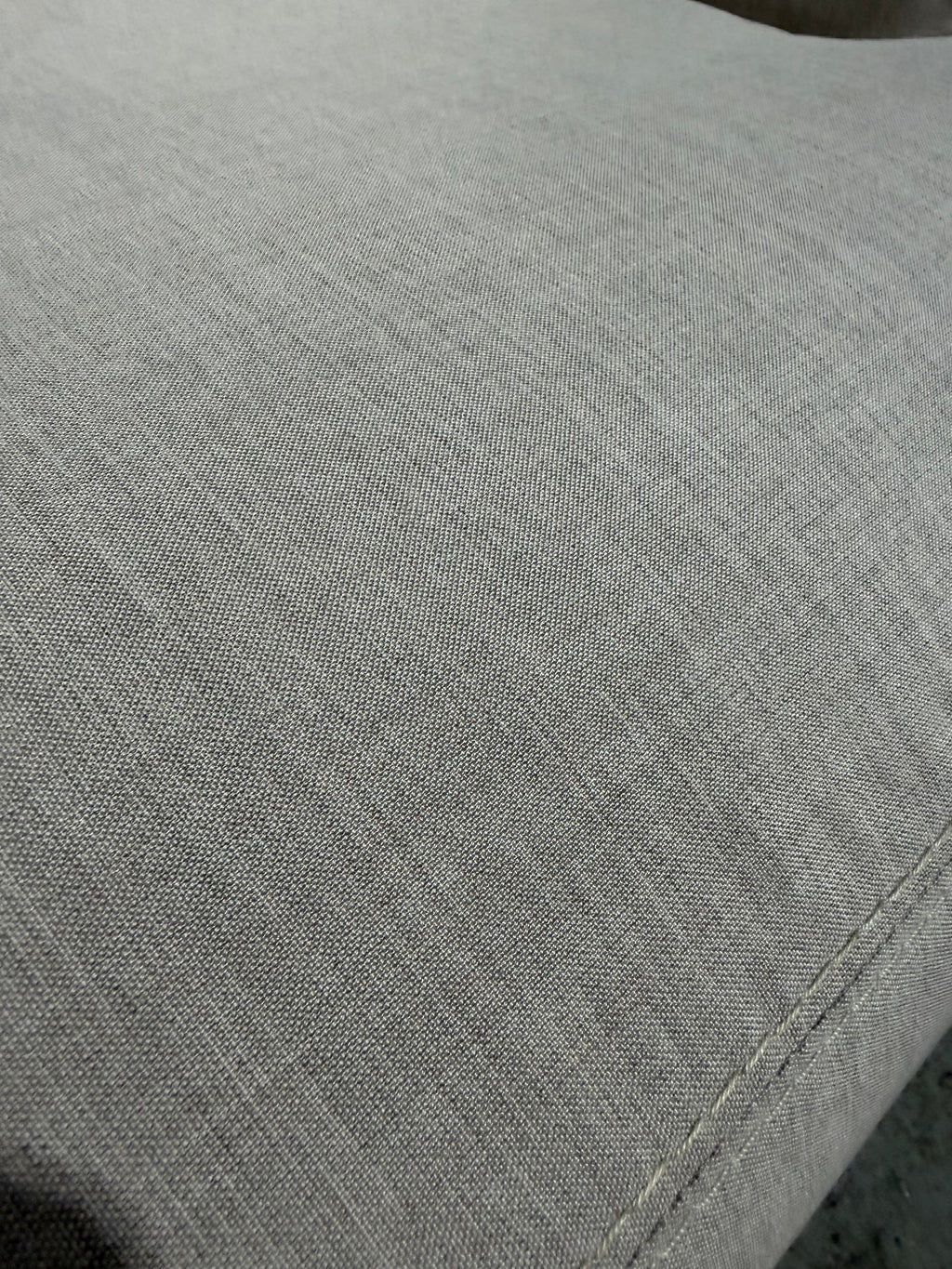 Arhaus Slipcovered Helena 122” 2 Piece Sofa Chaise Sectional in Natural Coastal Linen.
