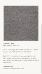 Restoration Hardware RH Provence Luxe Depth 123” x 98” Right Arm L Shape Outdoor Sectional Sofa, Perf Linen Weave and Outdoor All Weather Covers