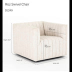 Lulu & Georgia Roz Swivel Chair