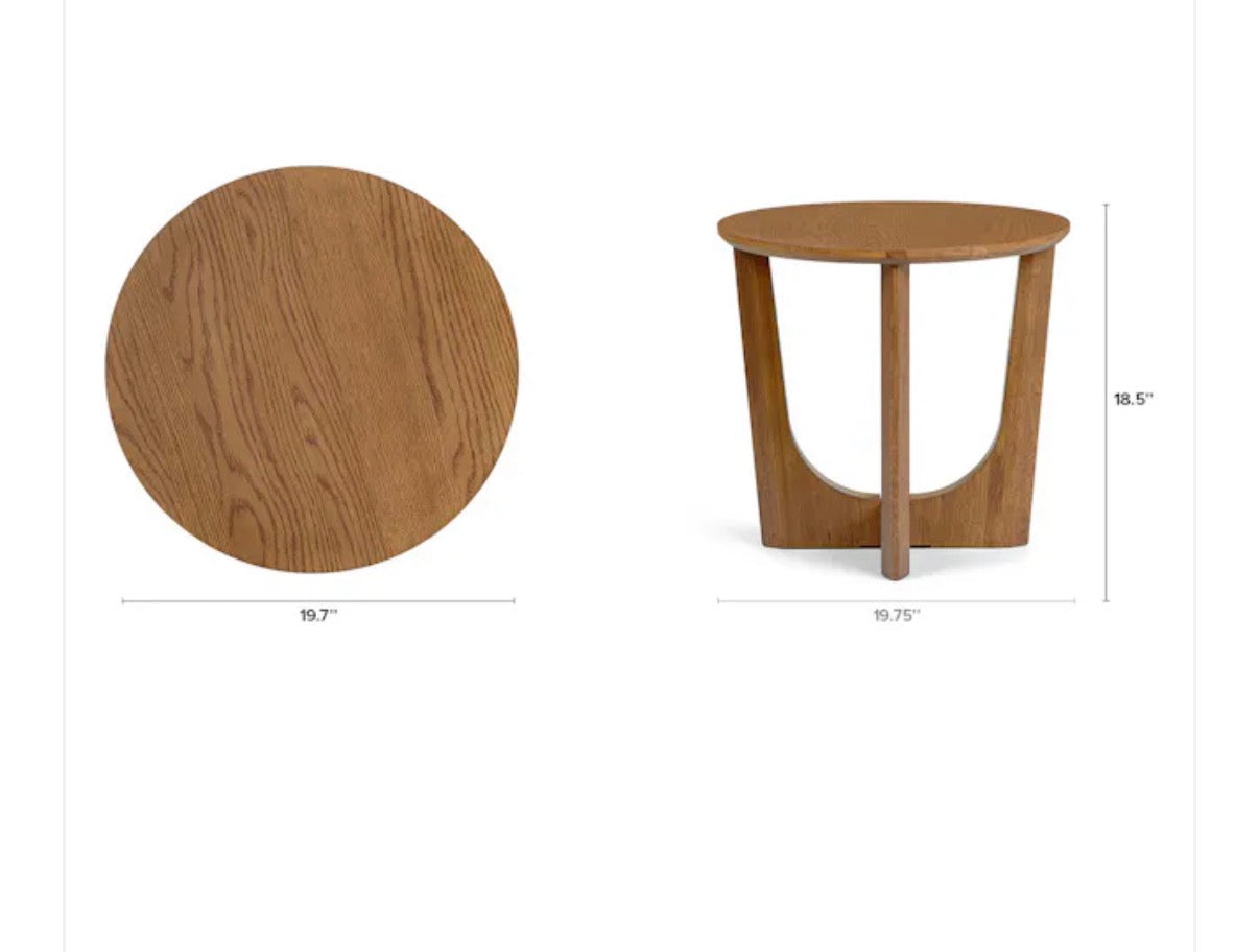 Article Tovi Side Table - Smoked Oak grade